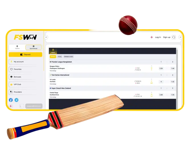 Cricket Betting on FSWin